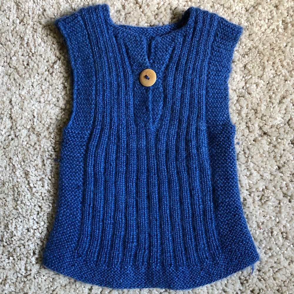 Baby Alpaca Vest 12M